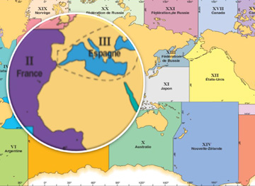 Avertissements des Zones NAVAREA II et III